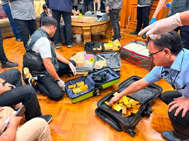 Temuan hasil penggeledahan di TKP Rumah Sentul, Bogor, Jawa Barat.