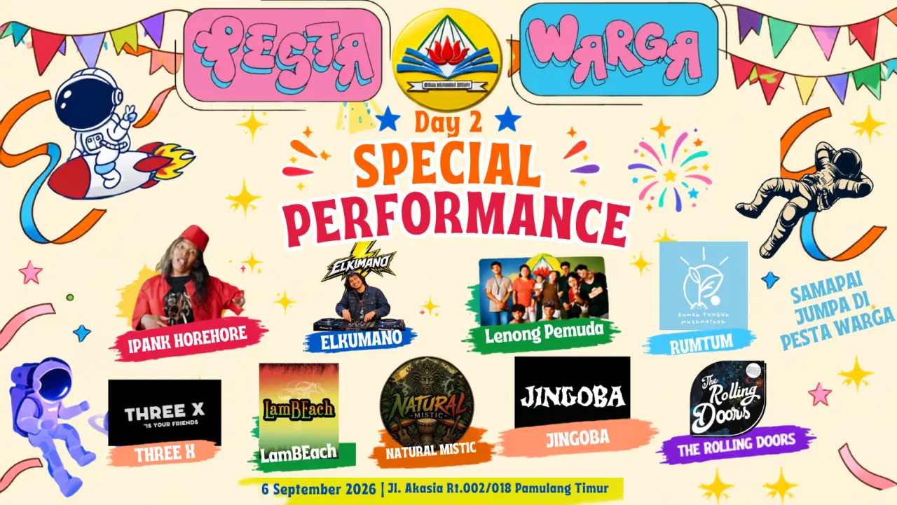 Flayer Pesta Warga hari ke 2