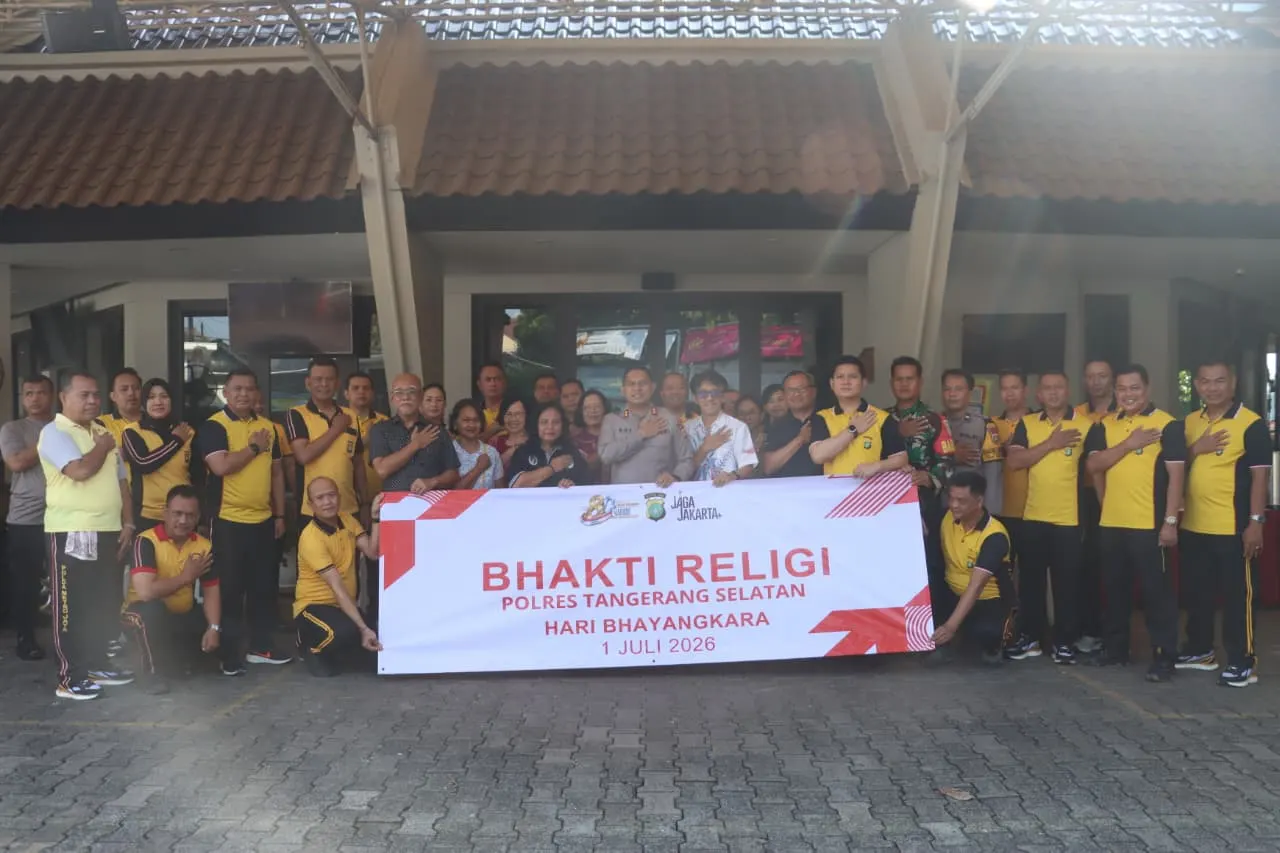 Polres Tangsel Gelar Bhakti Religi Jelang Hari Bhayangkara