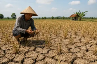 El Nino Godzilla Mengganas, 311,8 Hektare Sawah Kabupaten Tangerang Terancam Puso