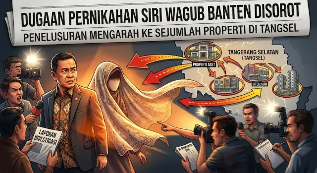 Dugaan Pernikahan Siri Wagub Banten Disorot, Penelusuran Mengarah ke Sejumlah Properti di Tangsel
