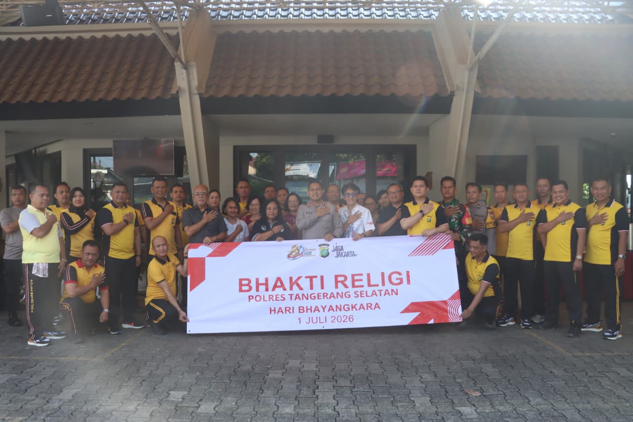 Polres Tangsel Gelar Bhakti Religi Jelang Hari Bhayangkara